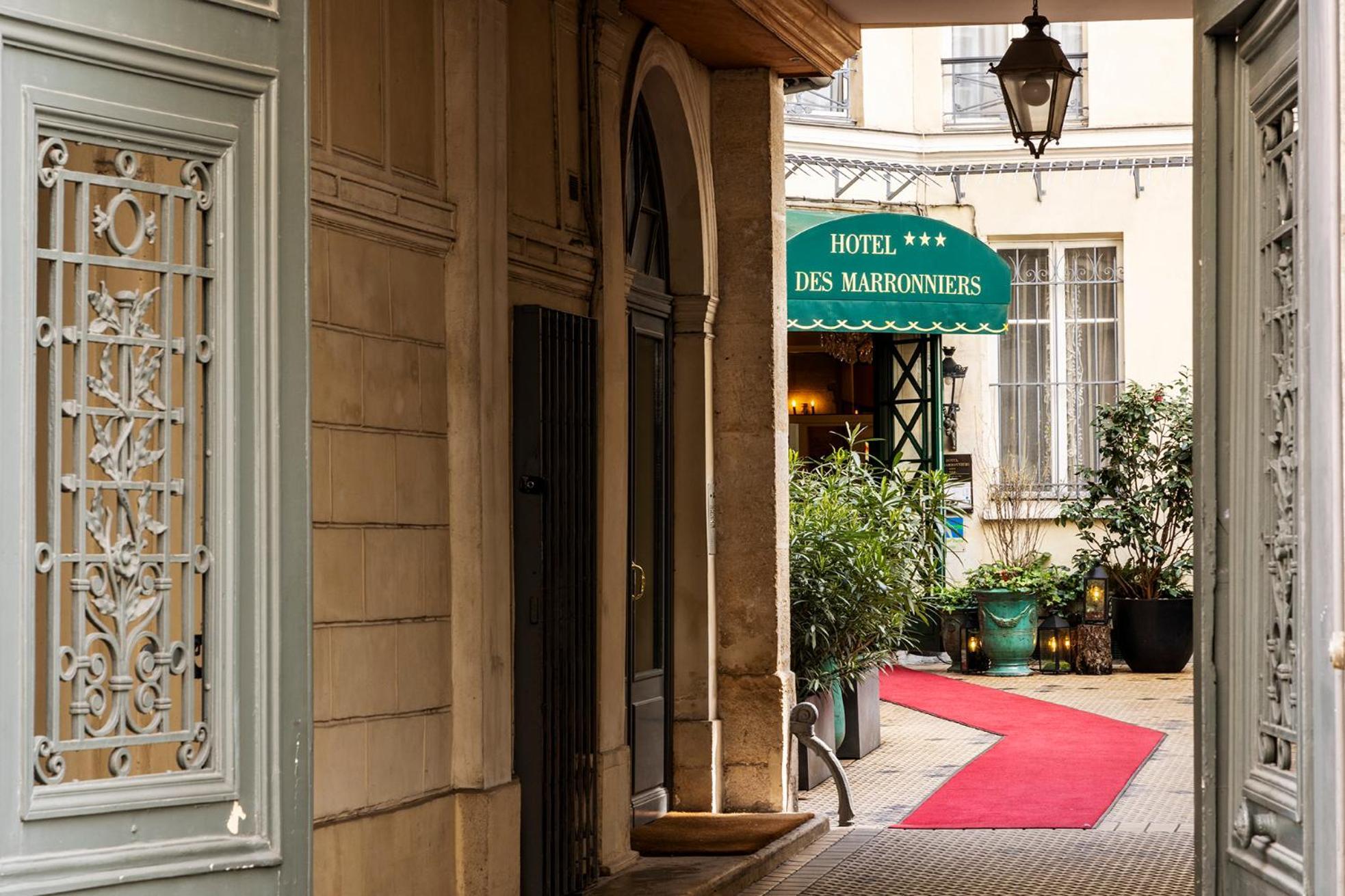 Hotel Des Marronniers Paris Eksteriør billede